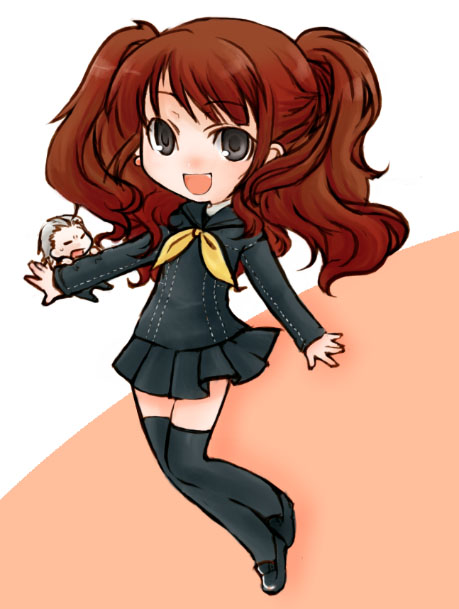 kujikawa rise and tatsumi kanji (persona and 1 more) drawn by mukashi