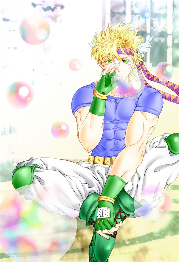 caesar anthonio zeppeli (jojo no kimyou na bouken and 1 more) drawn by yuzuki_ren