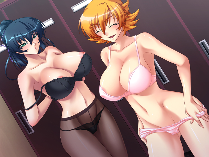igawa asagi and igawa sakura (taimanin and 1 more) drawn by kagami_hirotaka