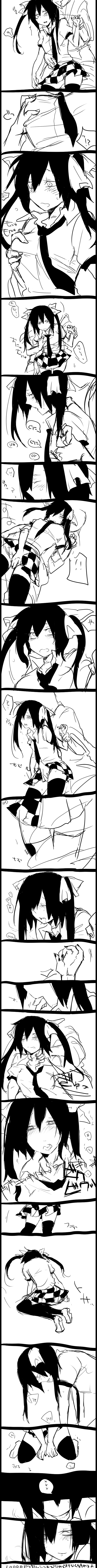 himekaidou hatate and hata-tan (touhou) drawn by rui_(hershe)