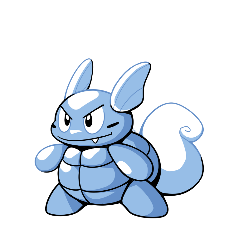 wartortle (pokemon and 1 more) drawn by rumwik