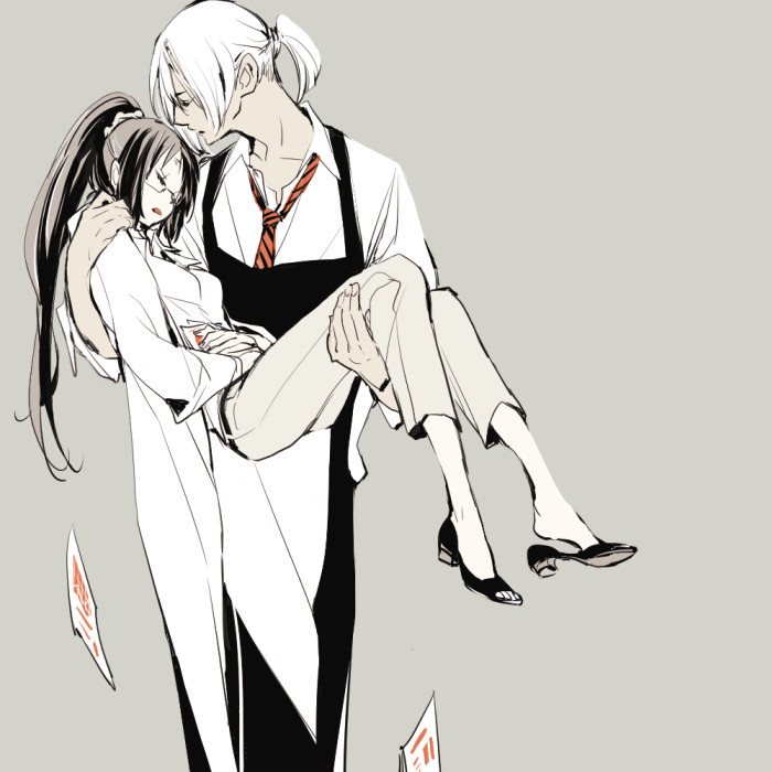 hayama akira and shiomi jun (shokugeki no souma) drawn by akiko_(camphre)