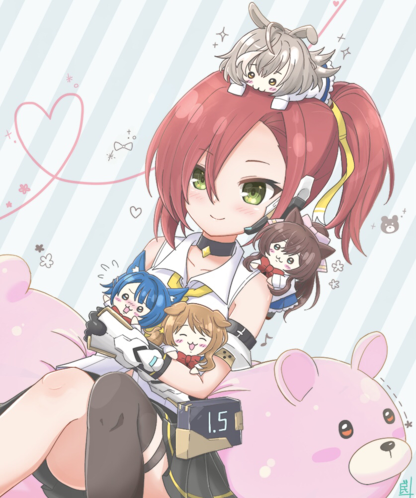 aizawa kazuha, sasaki ran, serizawa chikaru, iijima renka, and hatsukano yo (assault lily and 1 more) drawn by inoguchi_minto