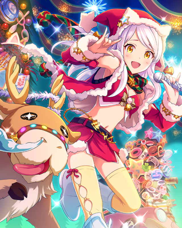 eve santaclaus and blitzen (idolmaster and 1 more)