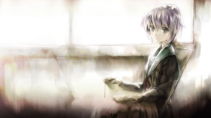 nagato yuki (suzumiya haruhi no yuuutsu) drawn by kei_(keigarou)