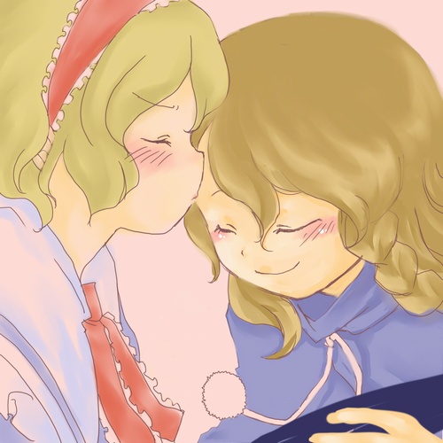 kirisame marisa and alice margatroid (touhou and 1 more) drawn by eke