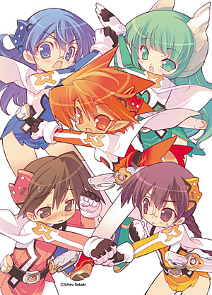 tanarot, hasegawa suzuho, falce, and hasegawa takuto (magician's academy) drawn by blade_(galaxist)