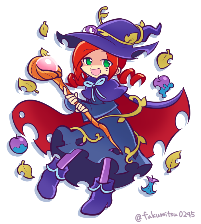 puyo, andou ringo, and poison ringo (puyopuyo and 1 more) drawn by fukumitsu_(kirarirorustar)