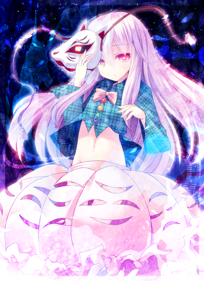 hata no kokoro (touhou) drawn by ai_takurou