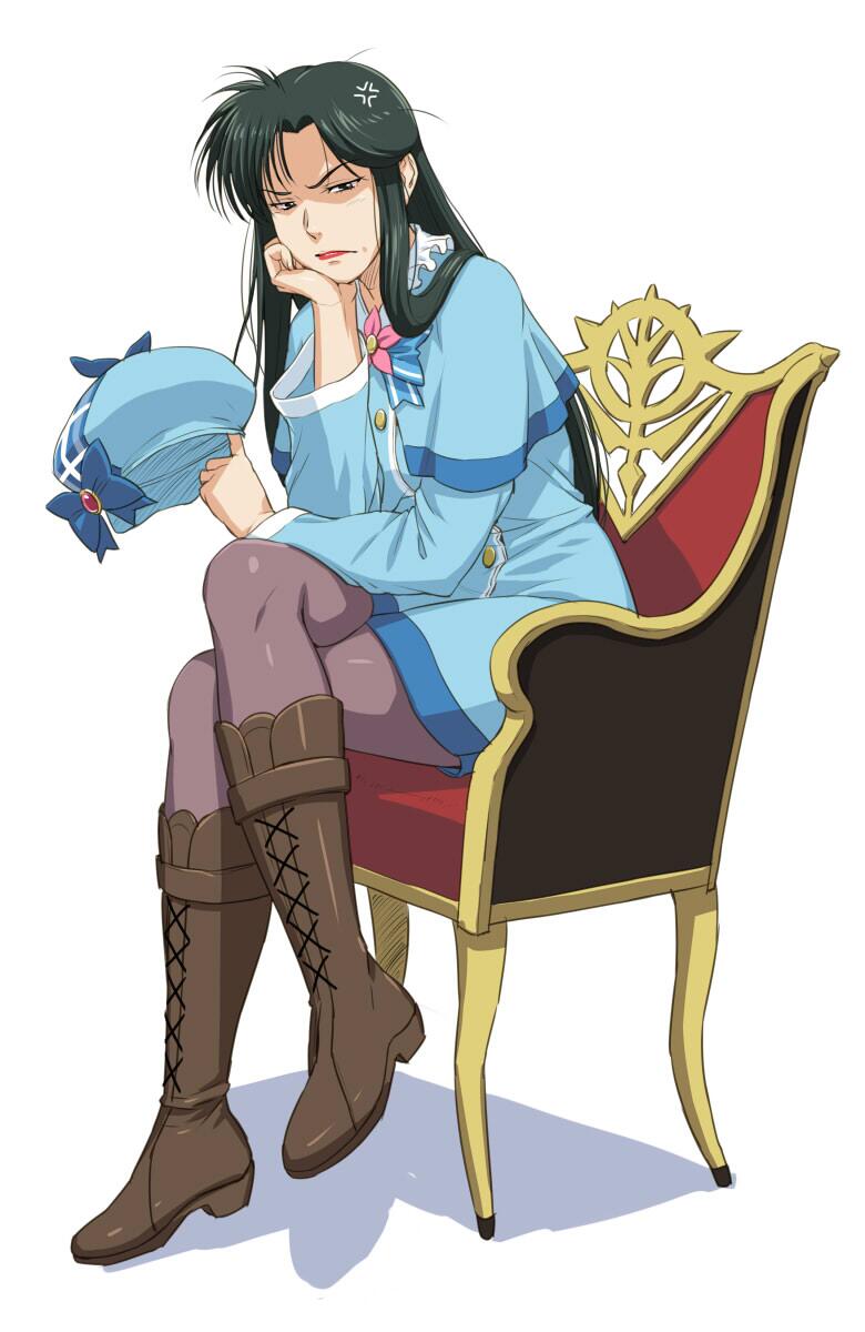 cordelia glauca and cima garahau (gundam and 2 more) drawn by nigou