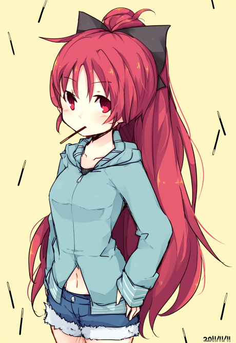 sakura kyoko (mahou shoujo madoka magica) drawn by fuyu-nagi