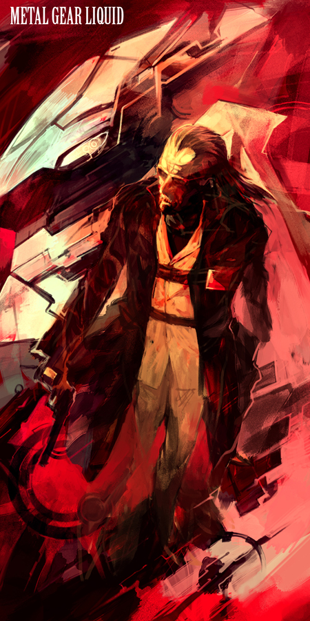 liquid ocelot (metal gear and 1 more) drawn by lack