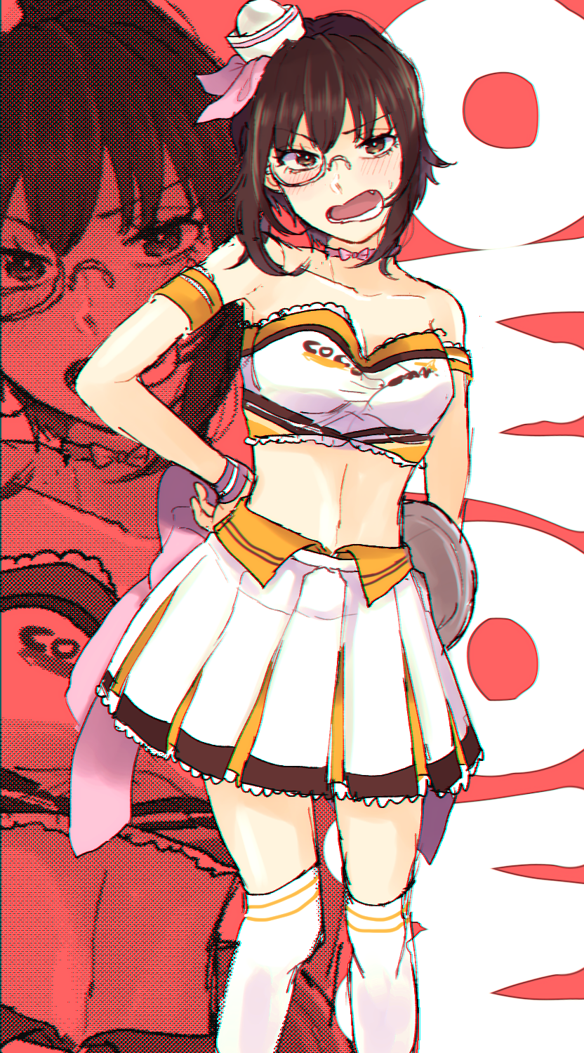 kawashima momo (girls und panzer) drawn by arai_ako