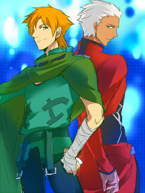 archer and robin hood (fate and 1 more) drawn by aonome