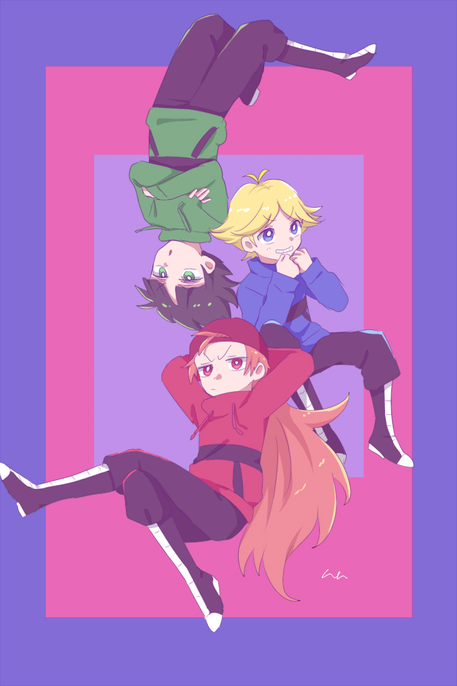 brick, boomer, and butch (powerpuff girls) drawn by nuntaso