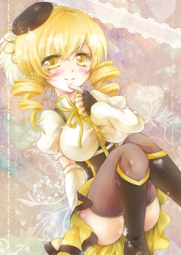 tomoe mami (mahou shoujo madoka magica) drawn by yuunagi_(yumemi_gokochi)