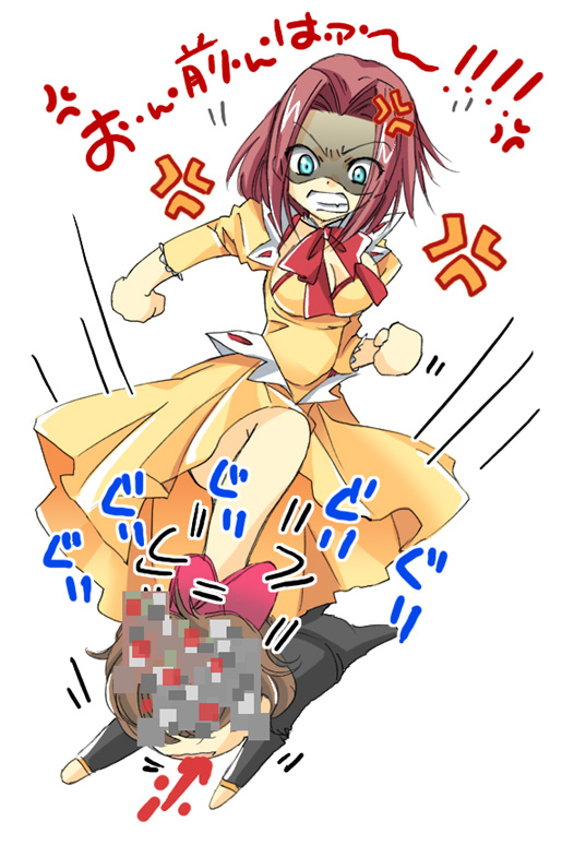 kouzuki kallen and kururugi suzaku (code geass) drawn by izumi_rei