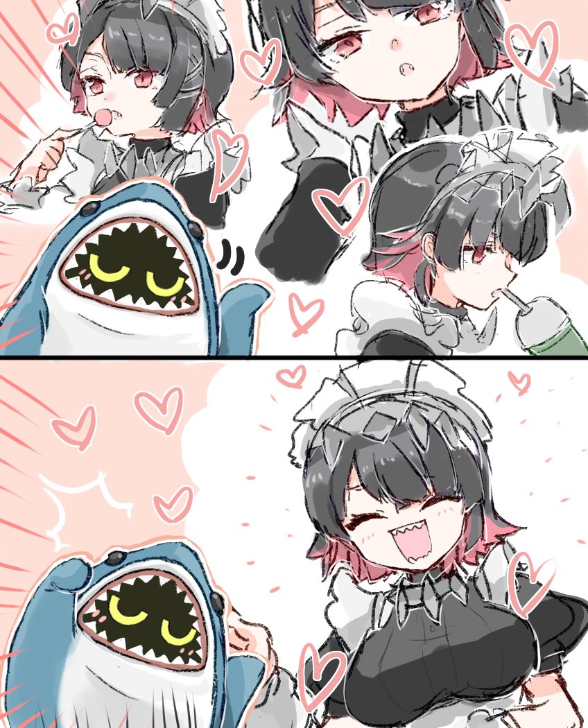 ellen joe and sharkboo (zenless zone zero) drawn by az79709363