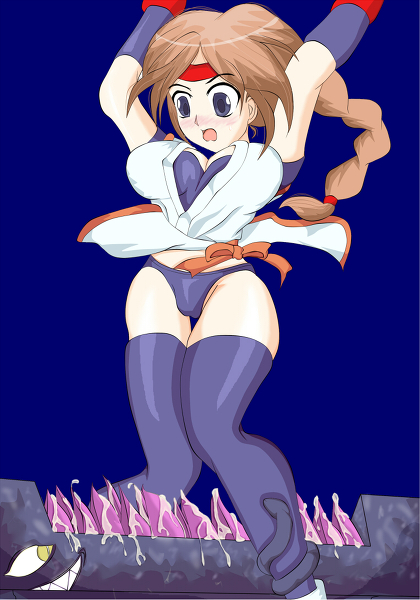 yuri sakazaki and kuromaru (the king of fighters and 2 more)