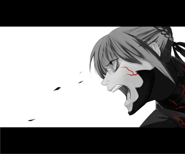artoria pendragon and saber alter (fate and 2 more) drawn by amino_(tn7135)