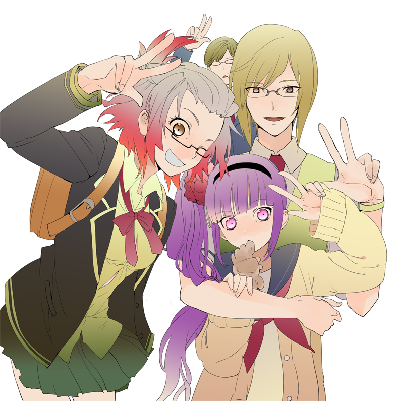 malik caesars, sophie, pascal, and richard (tales of and 1 more) drawn by mooche
