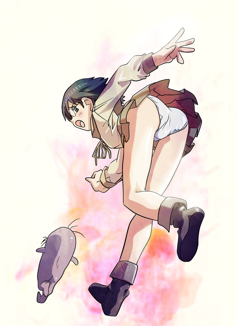 okonogi yuuko and oyaji (dennou coil) drawn by morimi_ashita