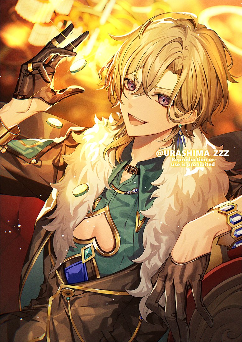aventurine (honkai and 1 more) drawn by urashima_(hidoro_mgmg)