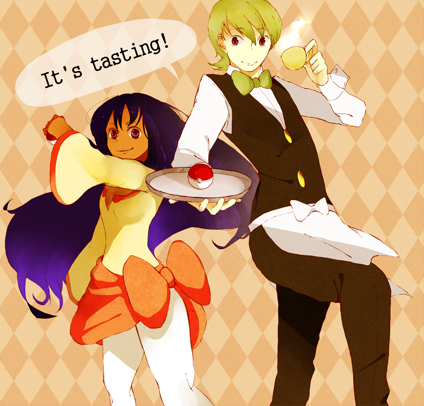 iris and cilan (pokemon and 1 more) drawn by xxxceller