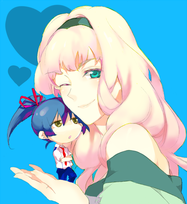 sheryl nome and saotome alto (macross and 1 more) drawn by kazuko_(chisuwa)