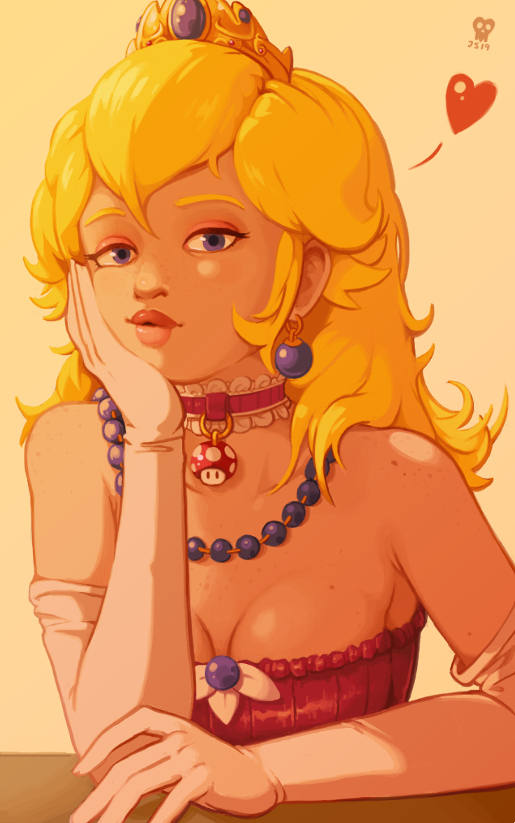 princess peach (mario and 1 more) drawn by joakim_sandberg