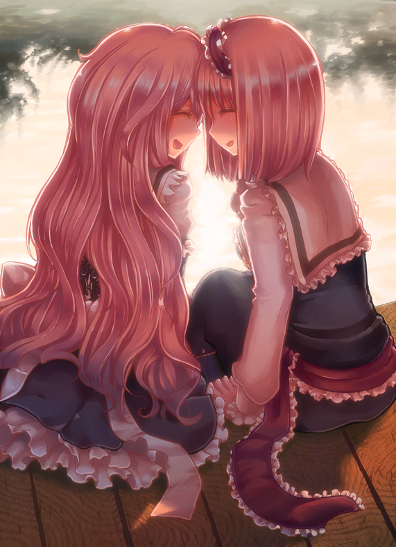 kirisame marisa and alice margatroid (touhou) drawn by cream_(nipakupa)