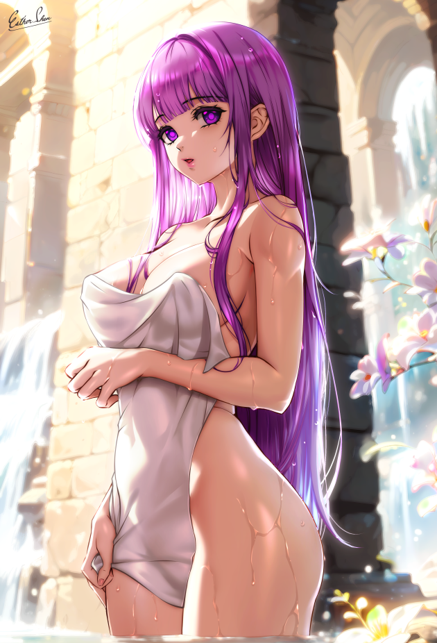 fern (sousou no frieren) drawn by esther_shen