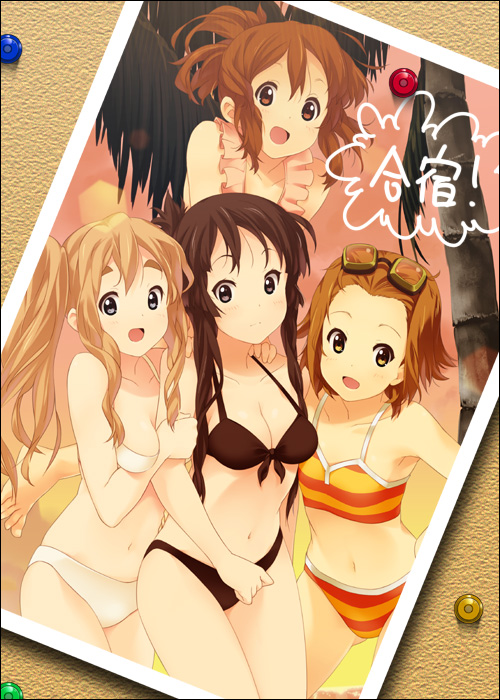 akiyama mio, hirasawa yui, tainaka ritsu, and kotobuki tsumugi (k-on!) drawn by mizuki_makoto