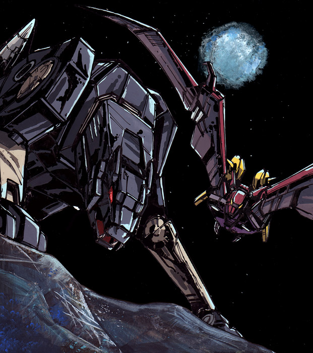 ravage and ratbat (transformers and 1 more) drawn by marble-v