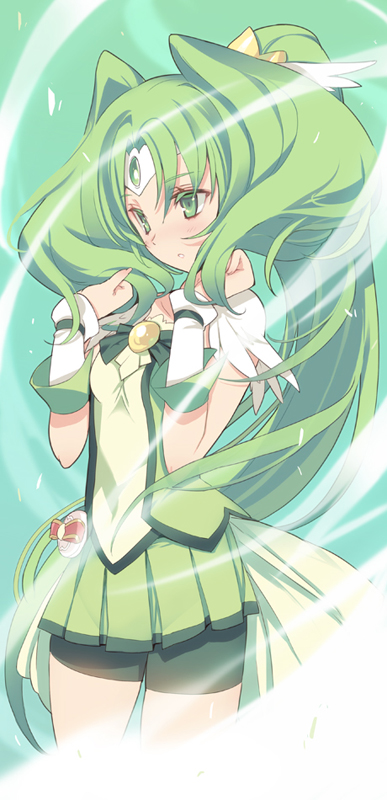 midorikawa nao and cure march (precure and 1 more) drawn by blade_(galaxist)