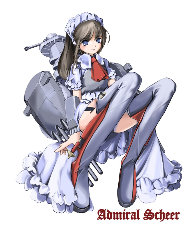 admiral scheer (original) drawn by nano_(nanosize)