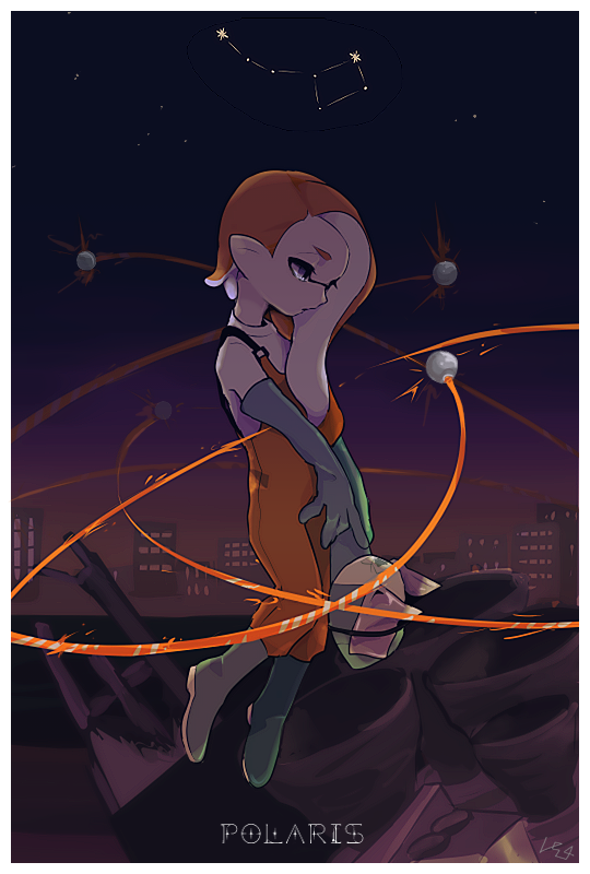 inkling player character and inkling girl (splatoon and 1 more) drawn by imaikuy0