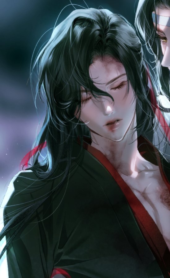 wei wuxian and lan wangji (modao zushi) drawn by niken_(niken_ouo)