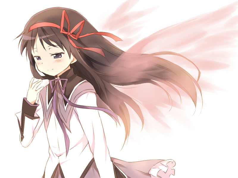 akemi homura (mahou shoujo madoka magica) drawn by maruki_(punchiki)