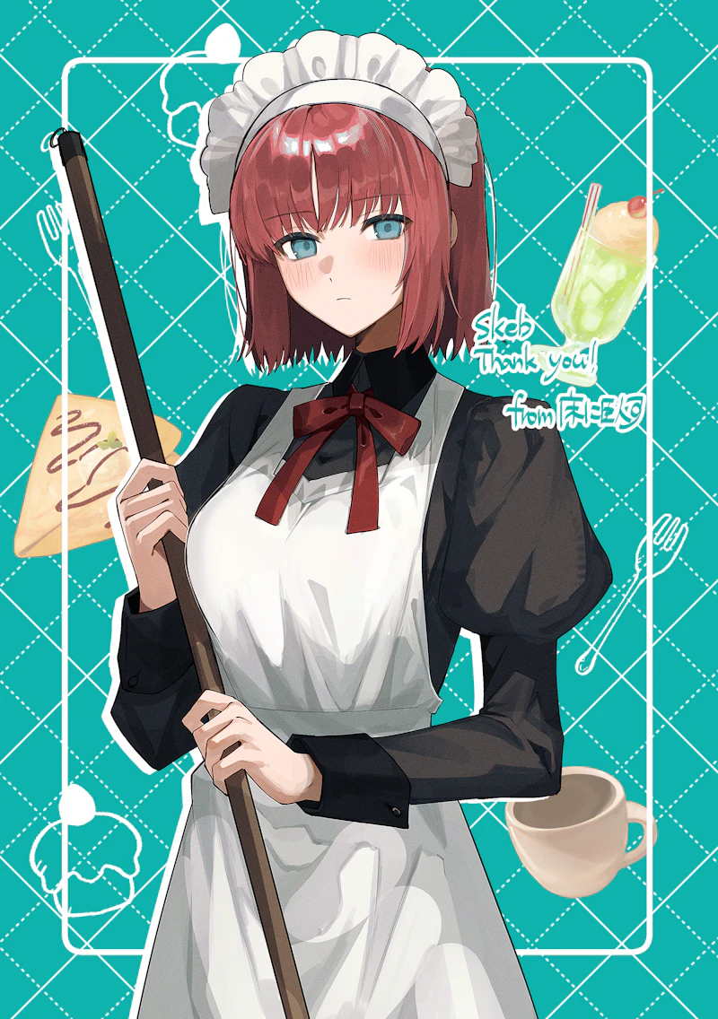 hisui (tsukihime) drawn by tokoni_fusu