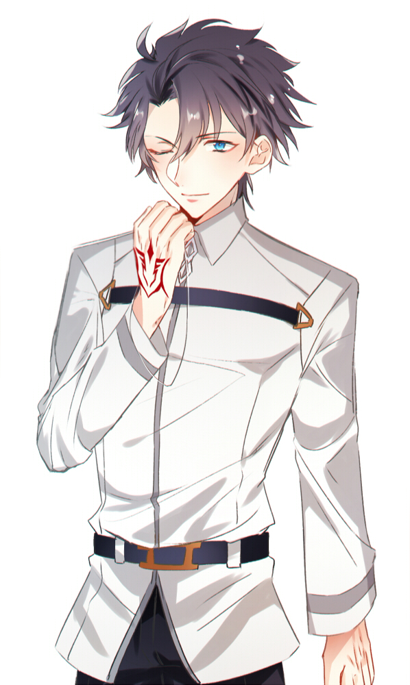 fujimaru ritsuka (fate and 1 more) drawn by rankaku_(dandanzi123)