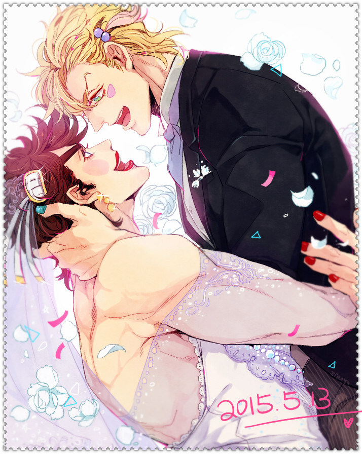 joseph joestar and caesar anthonio zeppeli (jojo no kimyou na bouken and 1 more) drawn by hatoyama_itsuru
