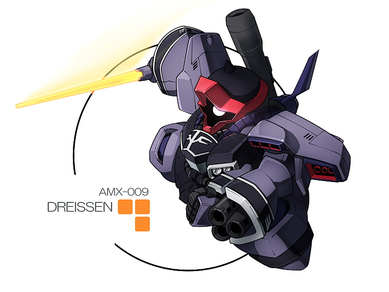 dreissen (gundam and 2 more) drawn by take_tonbo