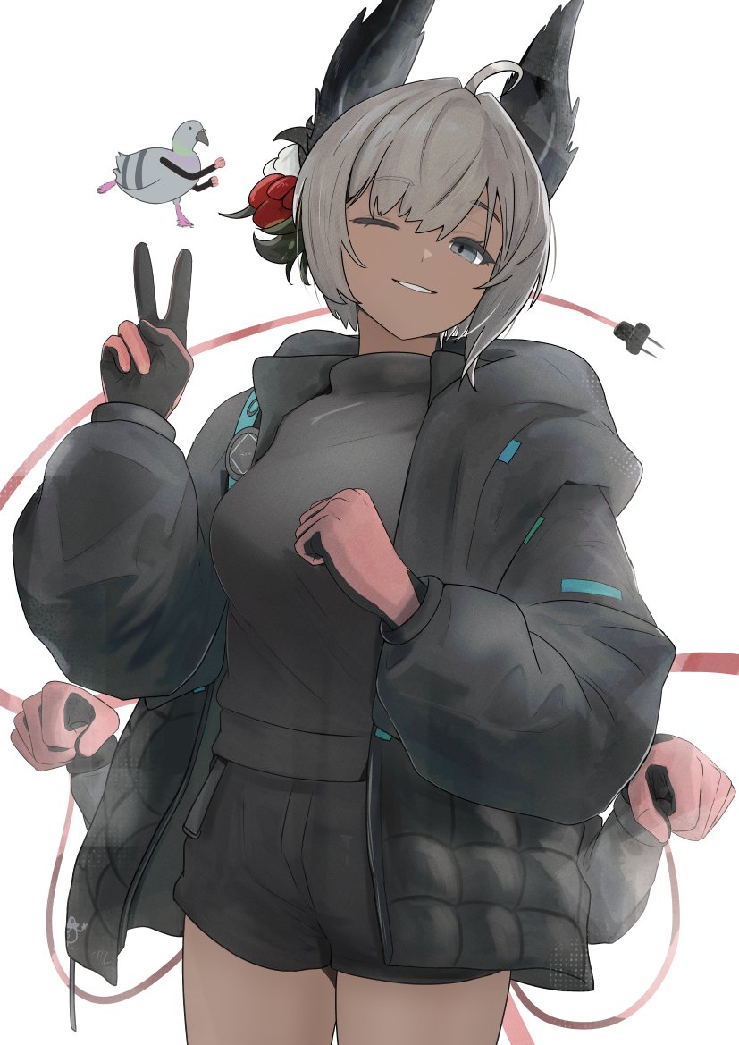 raidian (arknights) drawn by sora_mame_(princess_0sora)