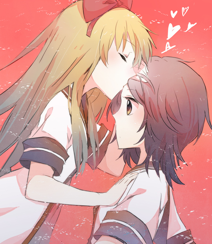 toshinou kyouko and funami yui (yuruyuri) drawn by nyki