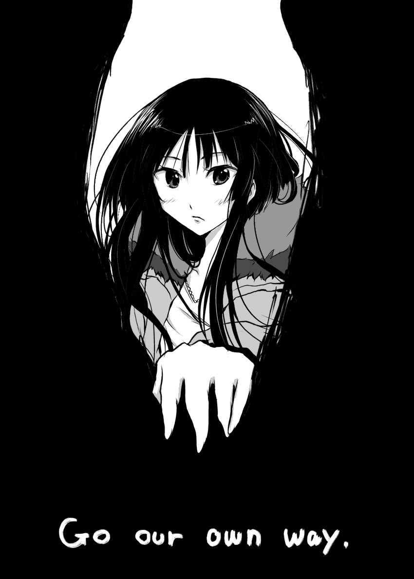 akiyama mio (k-on! and 1 more) drawn by tyranu
