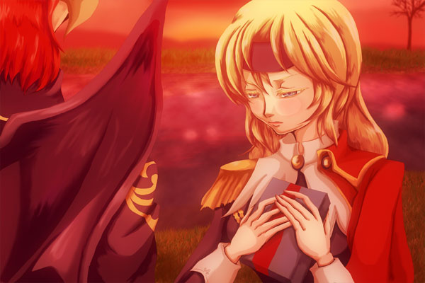 andras and elatha (mabinogi) drawn by berial_(komorebiya)