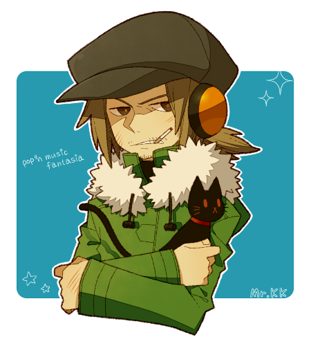 mr. kk (bemani and 1 more) drawn by kiri_futoshi
