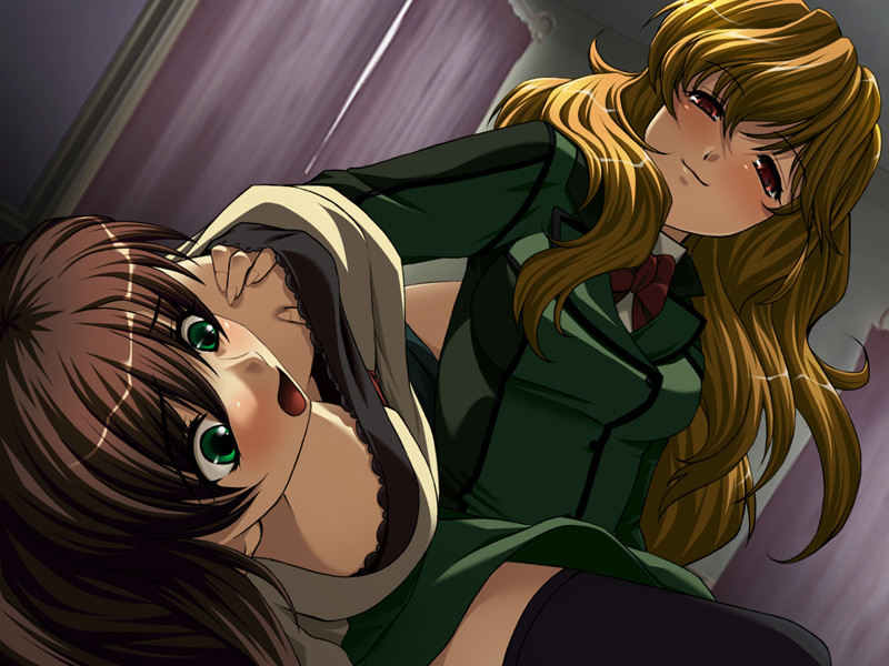 nakamura yuuri and satou mika (itsuwari no kyoushitsu) drawn by murakami_makoto