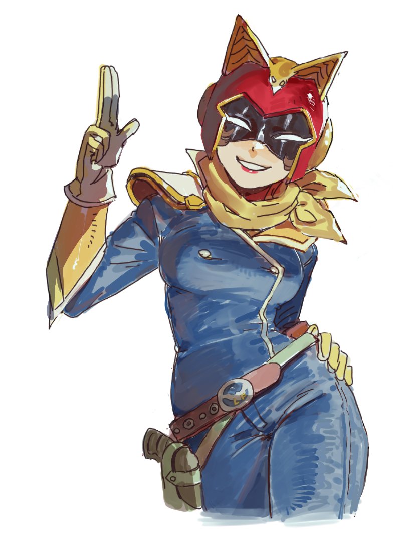 captain falcon (super smash bros. and 1 more) drawn by dancho_no_mori